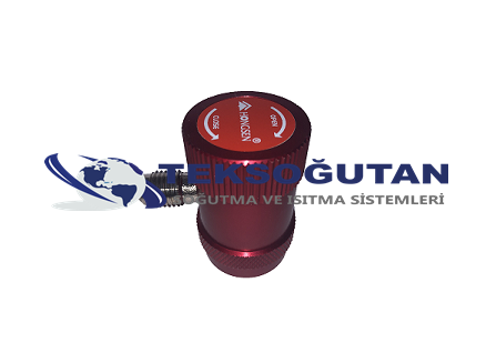 Hongsen HS-MHL R134A Araç Klima Gaz Şarj Söket Vanası Kırmızı