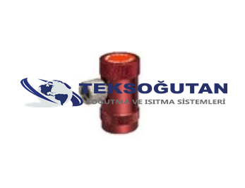 Hongsen HS-MHL R1234YF Araç Klima Gaz Şarj Söket Vanası Kırmızı