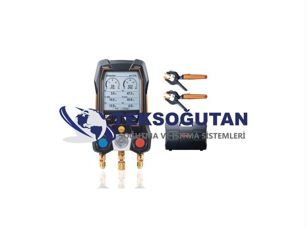 Testo 550 S Dijital Manifold Takımı
