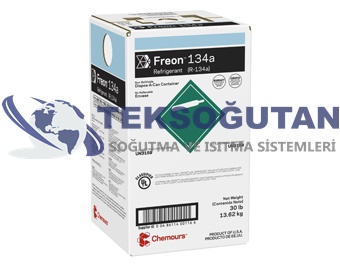 R-134A Gaz Freon Chemours Gas Tüp 13.6 Kg Dökme