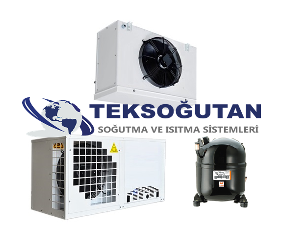 Box Closed Cabinet Typ Innen- und Außengerät Hochdruck Embraco 1-1/4 HP R 404 220 V Kompressor 22 m3 Raumkühllager-Kühlergruppe