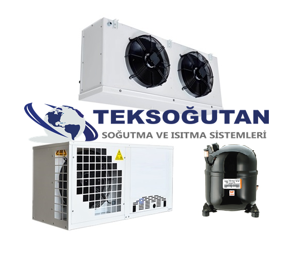 صندوق مغلق نوع الخزانة وحدة داخلية وخارجية الضغط العالي Embraco 1-1 / 2 HP R 404380 V ضاغط 28 متر مكعب مجموعة مبردات التخزين البارد للغرفة