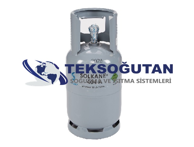 R-404A Gaz Solvay Solkane Gas Tekrar Doldurulabilir Tüplü 10 Kg